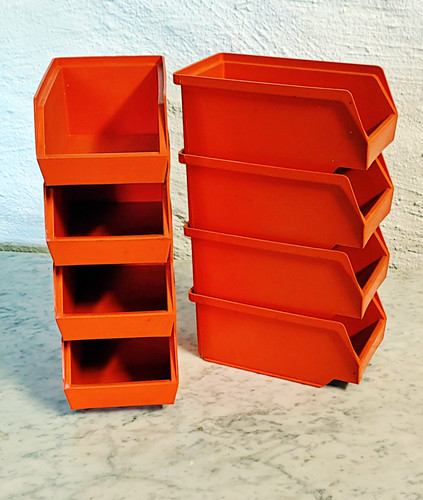 Set aus sichtlagerboxen - 8, ·